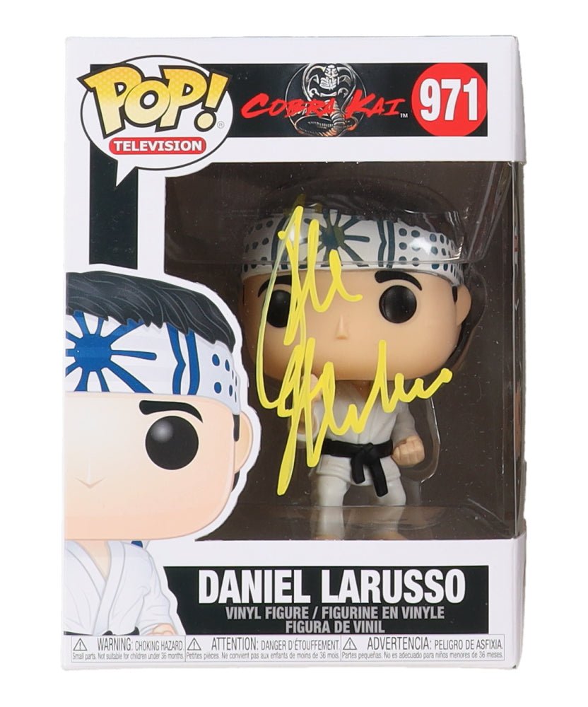 Ralph Macchio Signed "Cobra Kai" #971 Daniel LaRusso Funko Pop! Vinyl Figure (Beckett) Daniel LaRusso (Online Order Only)