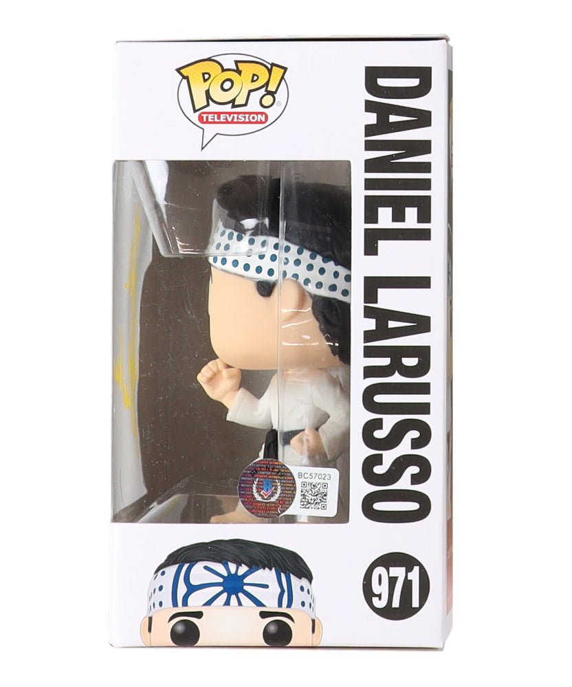 Ralph Macchio Signed "Cobra Kai" #971 Daniel LaRusso Funko Pop! Vinyl Figure (Beckett) Daniel LaRusso (Online Order Only)