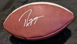 Ray Lewis Signed Team Logo Football with cCOA 125951 (Online Order Only)