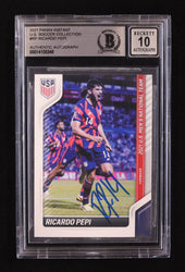 Ricardo Pepi Signed 2021 Panini Instant US Soccer Collection #RP (BGS | Auto 10) (Online Order Only)