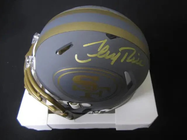Rice & Montana San Francisco Signed Mini Helmet GAA COA (Online Order Only)