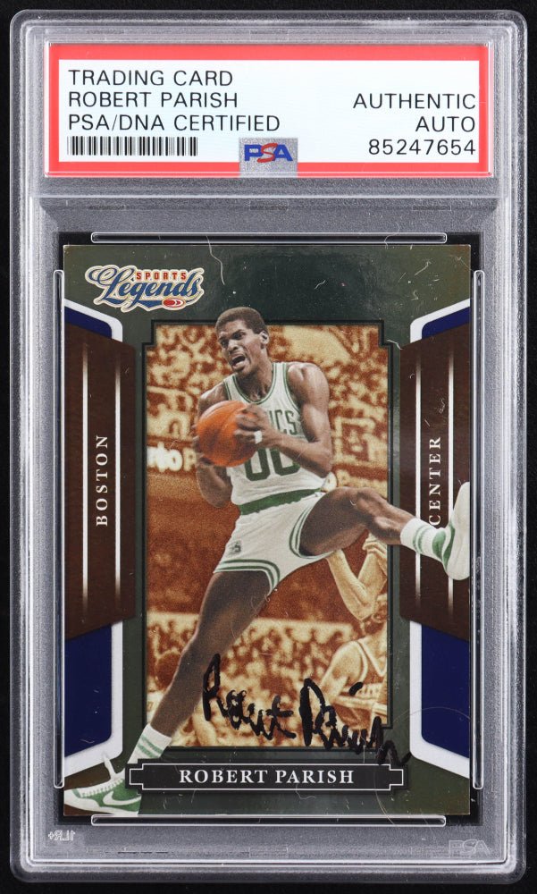 Robert Parish Signed 2008 Donruss Sports Legends #52 (PSA) (Online Order Only)