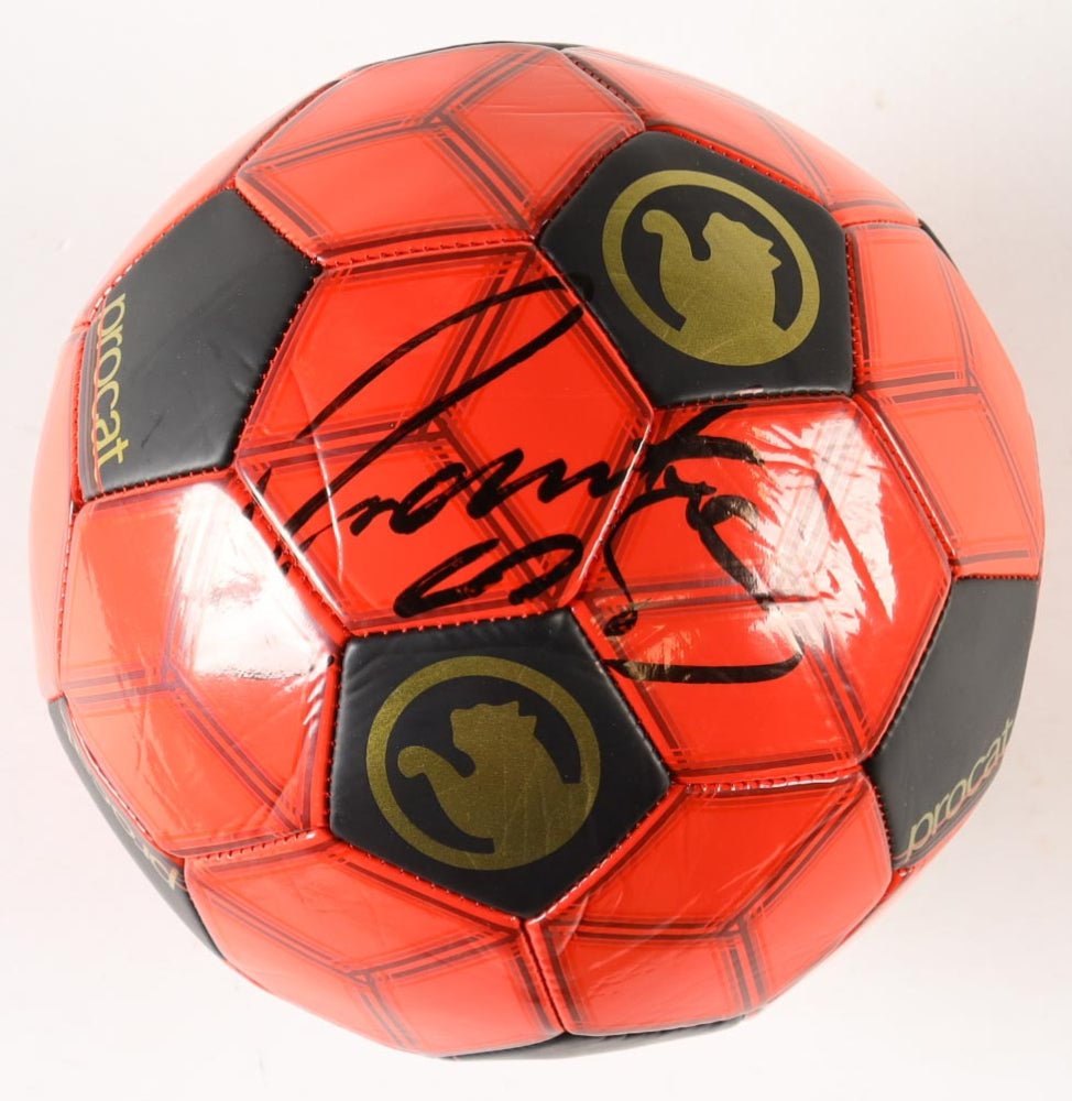 Roberto Carlos Signed Soccer Ball (Beckett) Beckett Witnessed (Online Order Only)
