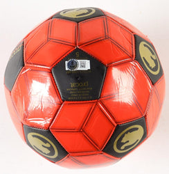 Roberto Carlos Signed Soccer Ball (Beckett) Beckett Witnessed (Online Order Only)