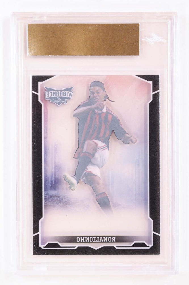 Ronaldinho 2022 Leaf Vibrance Pre-Production Proof Clear Black #1/1 (Leaf) (Online Order Only)