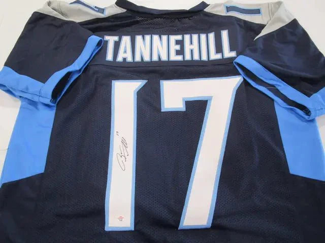 Ryan Tannehill of the Tennessee Titans signed autographed football jersey PAAS COA 485 (Online Order Only)