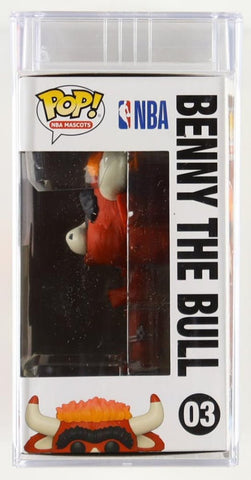 Scottie Pippen Signed Cut with Chicago Bulls #03 "Benny The Bull" Funko Pop! Vinyl Figure (PSA) (Online Order Only)