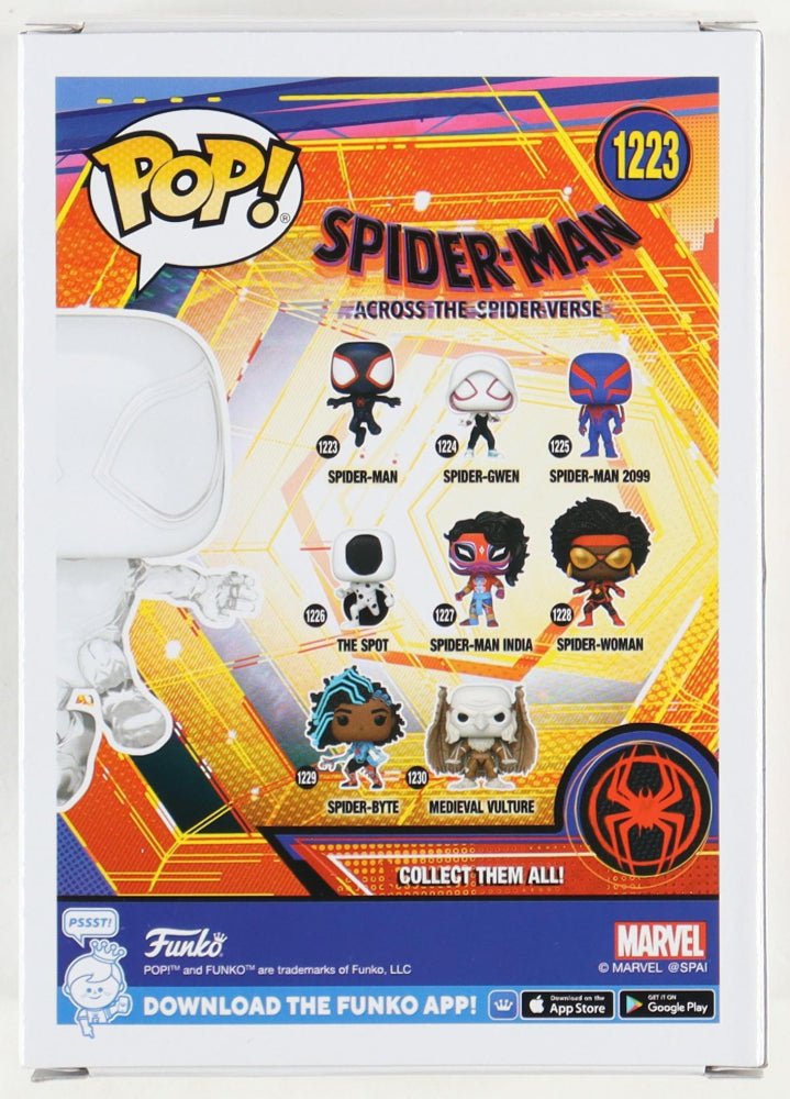 Shameik Moore Signed "Spider-Man: Across The Spiderverse" #1223 Translucent Spider-Man Funko Pop! Vinyl Figure (PA) (Online Order Only)