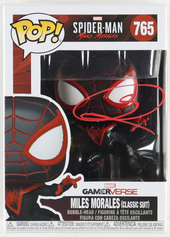 Shameik Moore Signed Spider-Man: Miles Morales #765 Gameverse Funko Pop! Vinyl Figure (PA) (Online Order Only)