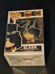 Slash (Saul Hudson) autographed Funko Pop figure with coa from Guns N' Roses (Online Order Only)