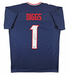 Stefon Diggs Signed Jersey (Beckett) Houston Texans (Online Order Only)
