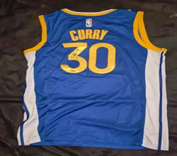 Stephen Curry autographed jersey with coa (Online Order Only)