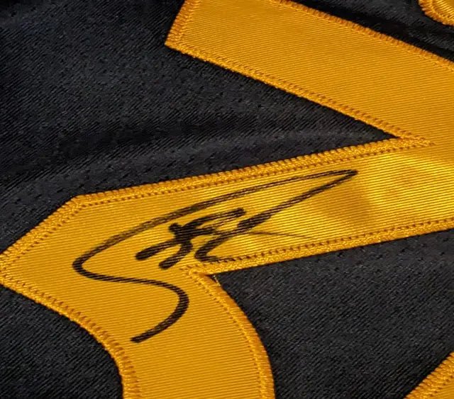 Stephen Curry autographed jersey with coa (Online Order Only)