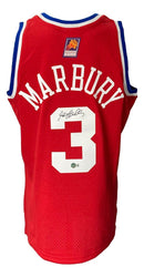 Stephon Marbury Signed All-Star Game Mitchell & Ness Jersey (Beckett) Beckett Witnessed (Online Order Only)