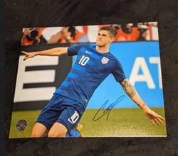 Team USA Christian Pulisic Signed 8x10 Photograph with coa (Online Order Only)
