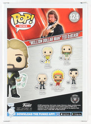 Ted DiBiase Signed "WWE" #124 "Million Dollar Man" Ted DiBiase Funko Pop! Vinyl Figure (JSA) (Online Order Only)