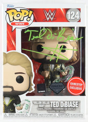 Ted DiBiase Signed "WWE" #124 "Million Dollar Man" Ted DiBiase Funko Pop! Vinyl Figure (JSA) (Online Order Only)