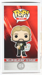 Ted DiBiase Signed "WWE" #124 "Million Dollar Man" Ted DiBiase Funko Pop! Vinyl Figure (JSA) (Online Order Only)
