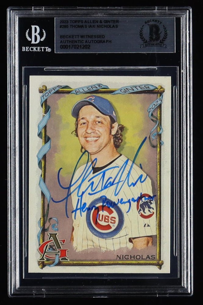 Thomas Ian Nicholas Signed 2023 Topps Allen & Ginter #285 RC Inscribed "Henry Rowengartner" (Beckett) (Online Order Only)