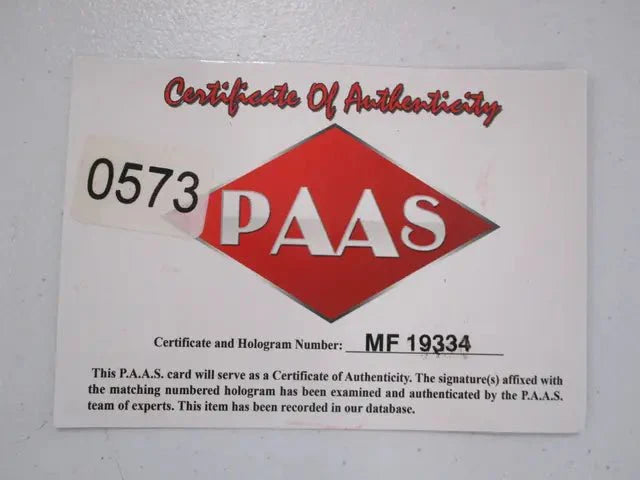 Tim Austin signed autographed boxing glove PAAS COA 334 (Online Order Only)
