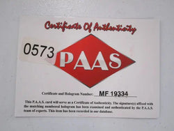 Tim Austin signed autographed boxing glove PAAS COA 334 (Online Order Only)