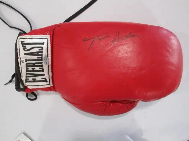 Tim Austin signed autographed boxing glove PAAS COA 334 (Online Order Only)