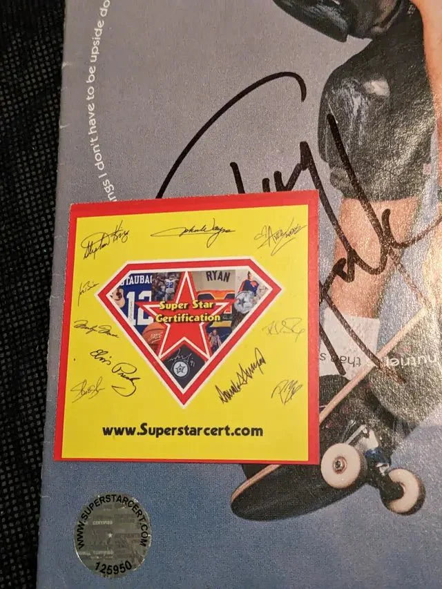Tony Hawk Signed Comic Book with coa (Online Order Only)