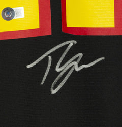 Trae Young Signed Hawks Fanatics Jersey (Beckett) Beckett Witnessed (Online Order Only)