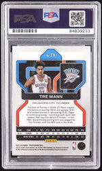 Tre Mann Signed 2021-22 Panini Prizm #274 RC (PSA) Rookie Card (Online Order Only)