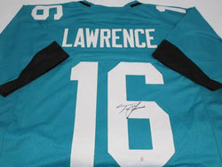 A Trevor Lawrence of the Jacksonville Jaguars signed autographed football jersey PAAS COA 85372 (Online Order Only)