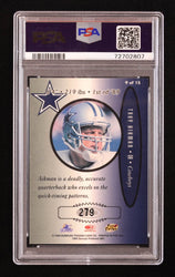 Troy Aikman 1999 Donruss Preferred QBC Autographs #9 (PSA 7 | Autograph Graded PSA 9) (Online Order Only)