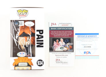 Troy Baker Signed "Naruto Shippuden" #934 Pain Funko Pop! Animation Vinyl Figure Inscribed "Know Pain" (PSA & JSA & Beckett) (Online Order Only)