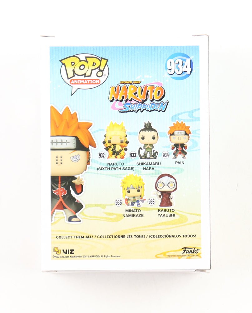 Troy Baker Signed "Naruto Shippuden" #934 Pain Funko Pop! Animation Vinyl Figure Inscribed "Know Pain" (PSA & JSA & Beckett) (Online Order Only)