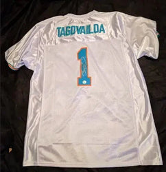Tua Tagovailoa Miami Dolphins autographed jersey with COA (Online Order Only)