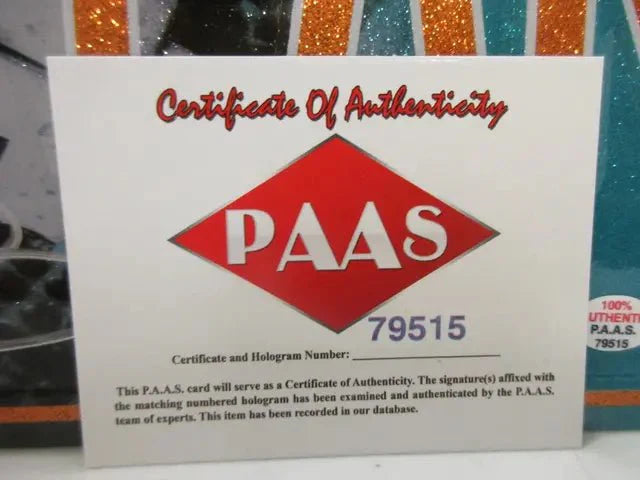 Tua Tagovailoa of the Miami Dolphins signed autographed metal license plate PAAS COA 515 (Online Order Only)