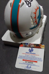 Tyreek Hill Miami Dolphins Autographed Riddell Mini Helmet GA coa (Online Order Only)