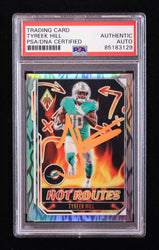 Tyreek Hill Signed 2022 Panini Phoenix Hot Routes #13 (PSA) (Online Order Only)