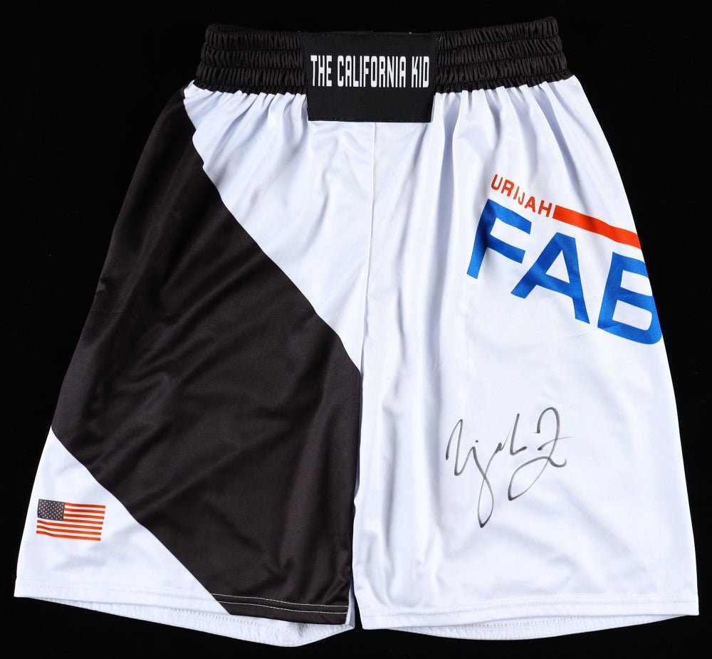 Urijah Faber Signed UFC Fight Shorts (Beckett) (Online Order Only)