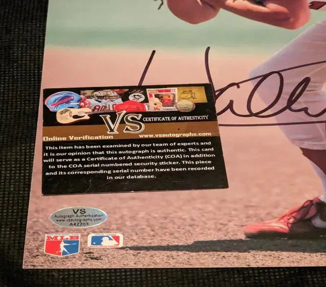 Wally Joyner autographed 8x10 photo with coa (Online Order Only)