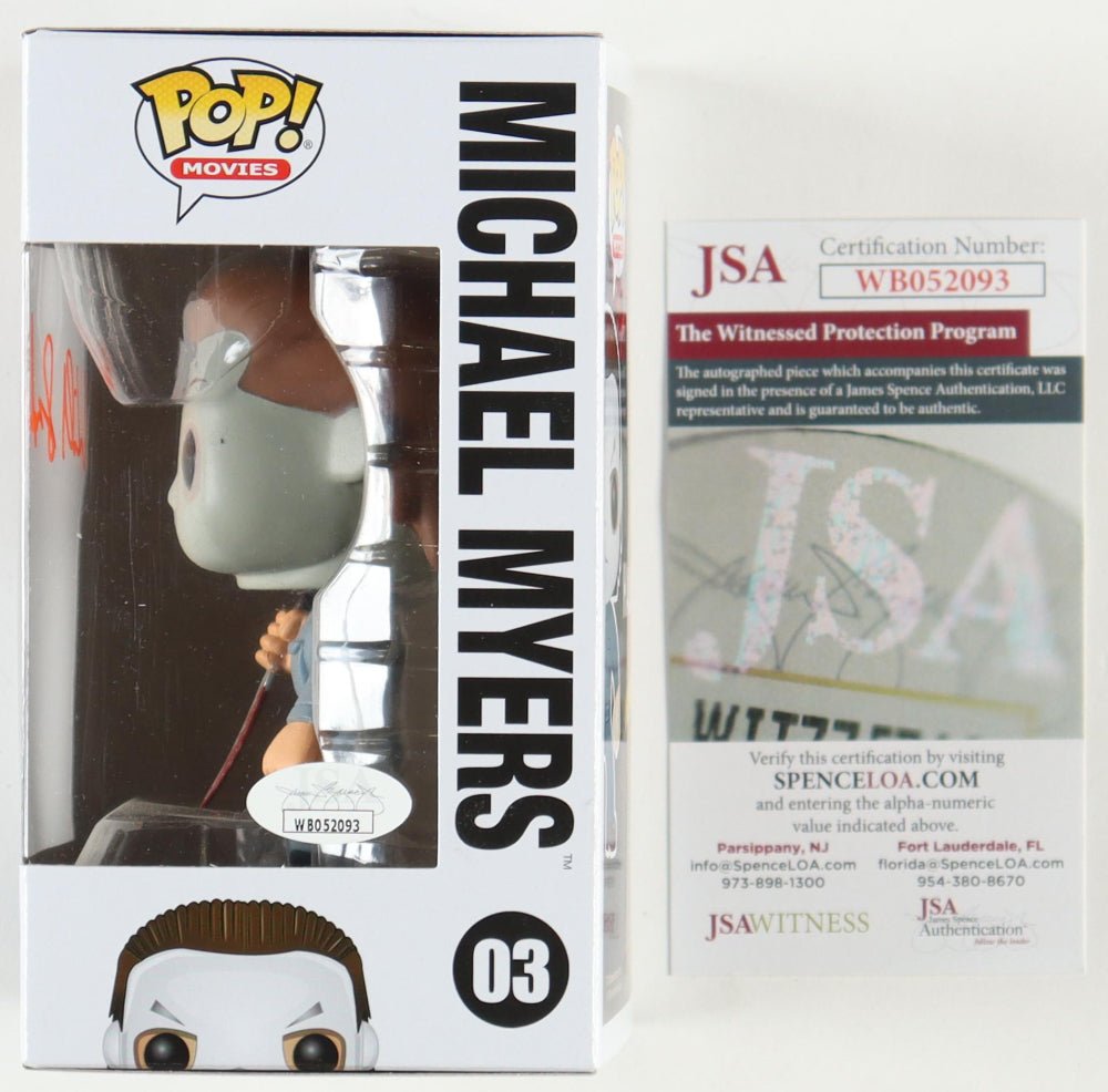 Will Sandin Signed "Michael Myers" #03 Halloween Funko Pop! Vinyl Figure (JSA) (Online Order Only)