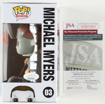Will Sandin Signed "Michael Myers" #03 Halloween Funko Pop! Vinyl Figure (JSA) (Online Order Only)