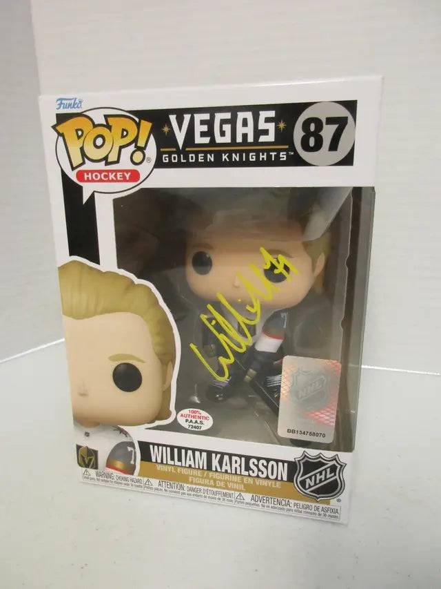 William Karlsson of the Vegas Golden Knights signed autographed Funko Pop Figure PAAS COA 407 (Online Order Only)