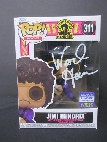 Wood Harris Signed Jimi Hendrix 311 Funko Pop Rocks Heritage COA (Online Order Only)