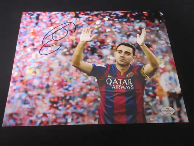 Xavi Hernandez Barcelona  Signed 8x10 Photo VSA COA (Online Order Only)