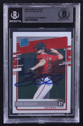 Zac Gallen Signed 2020 Donruss Optic #54 RR RC (BGS) Rookie Card (Online Order Only)