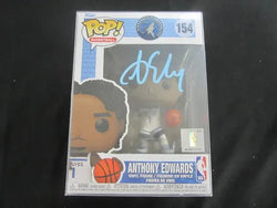 Anthony Edwards of the Minnesota Timberwolves signed autographed Funko Pop Figure #154 PAAS COA 107223 (Online Order Only)