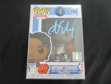 Anthony Edwards of the Minnesota Timberwolves signed autographed Funko Pop Figure #154 PAAS COA 107223 (Online Order Only)