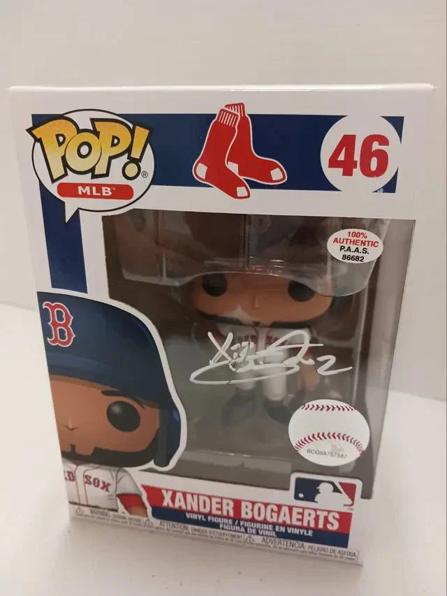 Xander Bogaerts of the Boston Red Sox signed autographed Funko Pop Figure PAAS COA 682 (Online Order Only)
