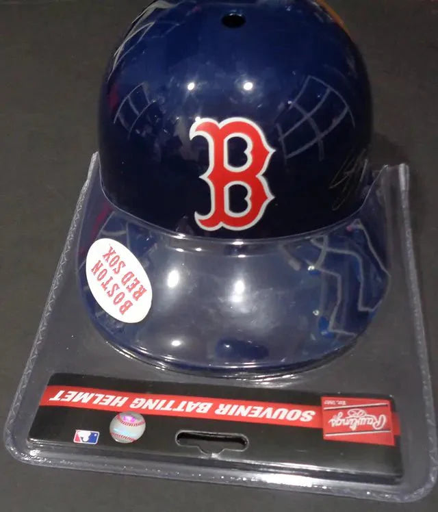 John Schreiber Boston Red Sox Autographed Rawlings Full Size Souvenir Helmet Full Time QR Hologram (Online Order Only)