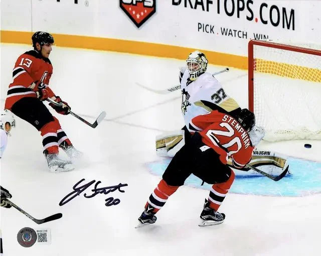 Lee Stempniak New Jersey Devils Autographed 8x10 Photo Beckett Holo (Online Order Only)